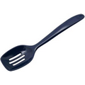 7 1/2 Cobalt Blue Melamine Mini Slotted Spoon 200 Count